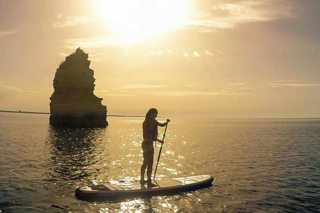 SUP Sunset Experience the tranquility of an Algarve SUP sunset with AltaVista