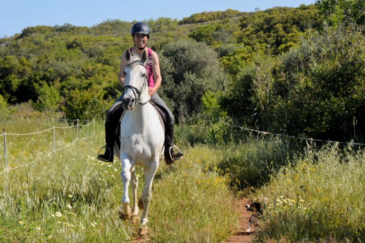 An AltaVista guest Horse Riding through the rural side of the Algarve