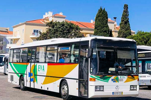 EVA bus services run throughout the Algarve to Spain